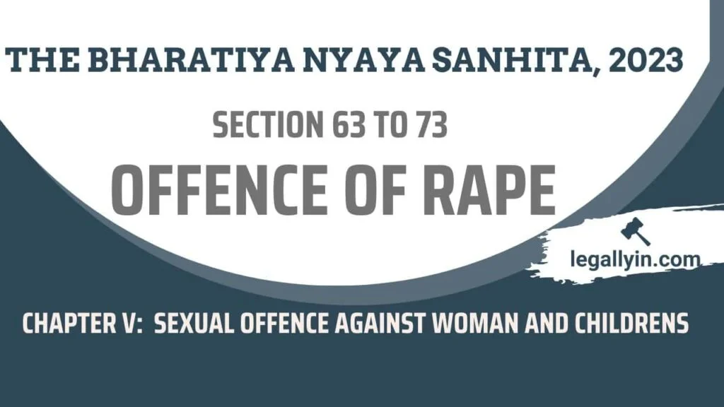 Offence Of Rape In BNS