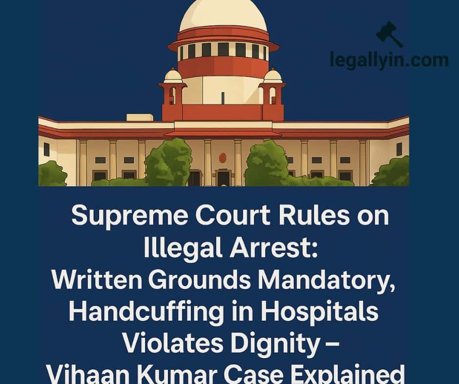 BNS-Sec.-74-75-76-6-min "This Arrest Was Illegal and Unconstitutional": Supreme Court Judgment on Illegal Arrest Sends Clear Warning to Police – Vihaan Kumar v. State of Haryana (2025)