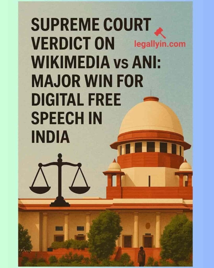 Wikimedia vs ANI Supreme Court judgment