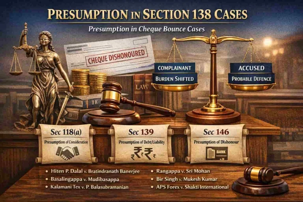Presumption in Section 138 Cases