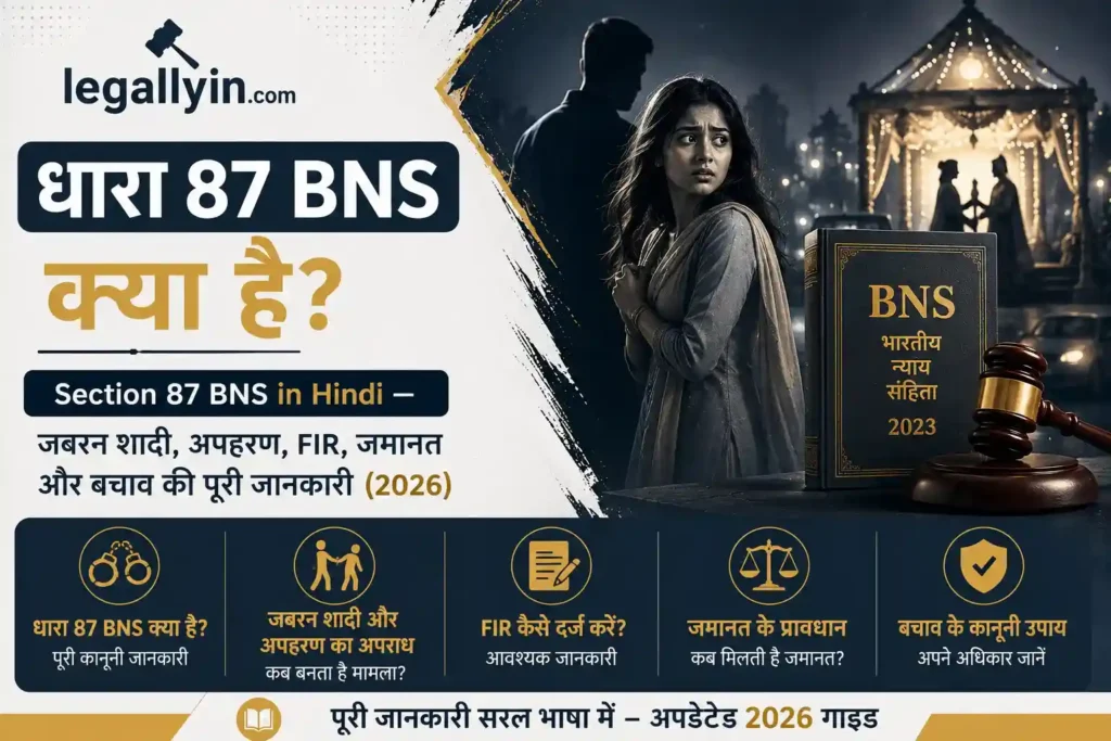 Section 87 BNS in Hindi